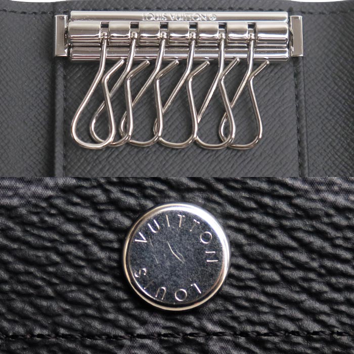 LOUIS VUITTON ルイ・ヴィトン ミュルティクレ6 キーケース モノグラムエクリプス M82603 IC メンズ【中古】【美品】