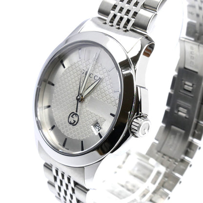 GUCCI グッチ Gタイムレス 腕時計 電池式 YA1264174/126.4 メンズ【中古】【美品】
