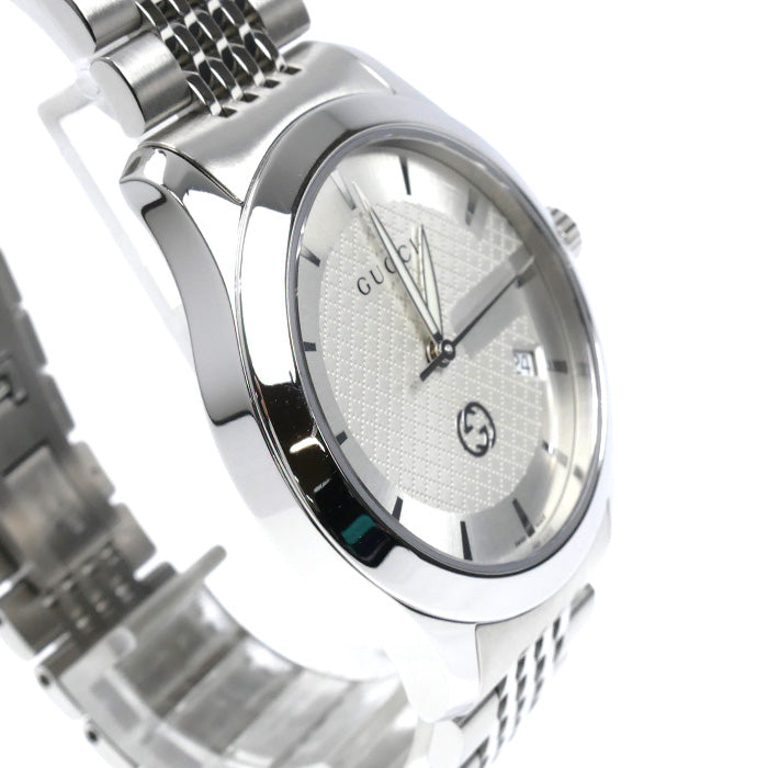 GUCCI グッチ Gタイムレス 腕時計 電池式 YA1264174/126.4 メンズ【中古】【美品】