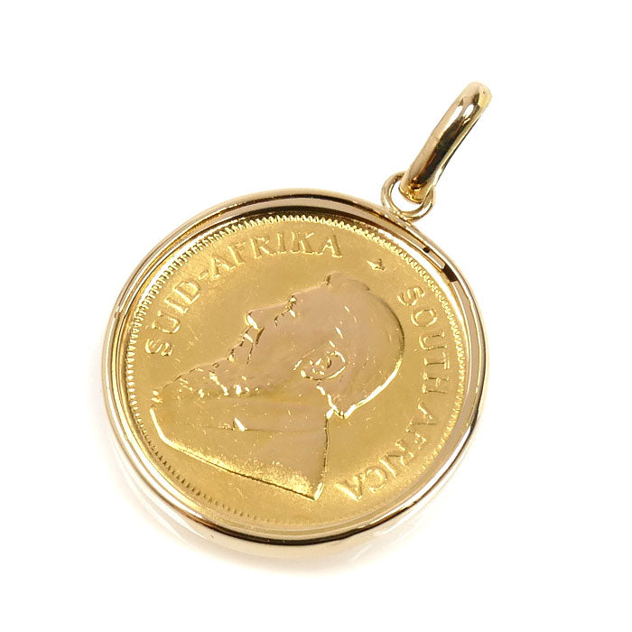 K21.6YG/K18YG クルーガーランド1/10OZ ペンダントトップ 4.0g 1981 ユニセックス【中古】