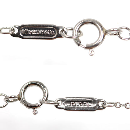 TIFFANY&Co. ティファニー Pt950プラチナ センチメンタルハート 3PD ネックレス ダイヤモンド 3.1g 42cm レディース【中古】