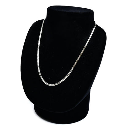 Pt850プラチナ ネックレス 喜平6面Wカット 13.0g 40cm レディース【中古】