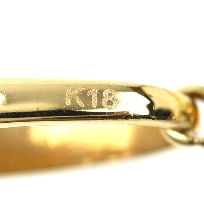 K18YG イエローゴールド ロザリオ ペンダントトップ 2.7g ユニセックス【中古】