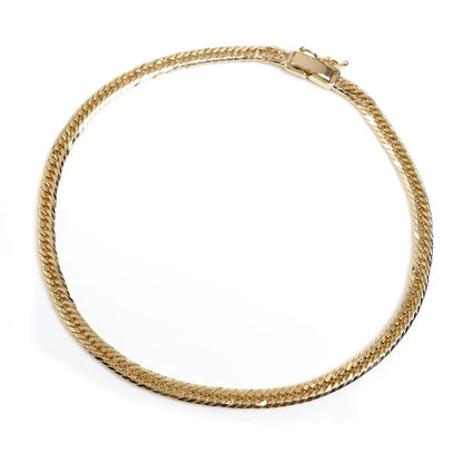 K18YG イエローゴールド アンクレット 喜平8面トリプルカット 10.3g 24cm ブレスレット レディース【中古】