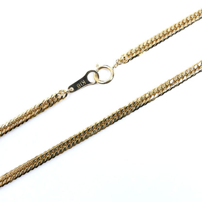 K18YG イエローゴールド アンクレット 喜平8面トリプルカット 10.3g 24cm ブレスレット レディース【中古】