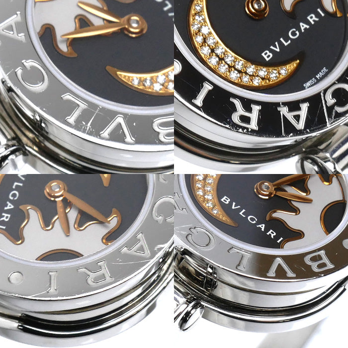 BVLGARI ブルガリ B-ZERO1 サン&ムーン 腕時計 電池式 BZ22S レディース【中古】