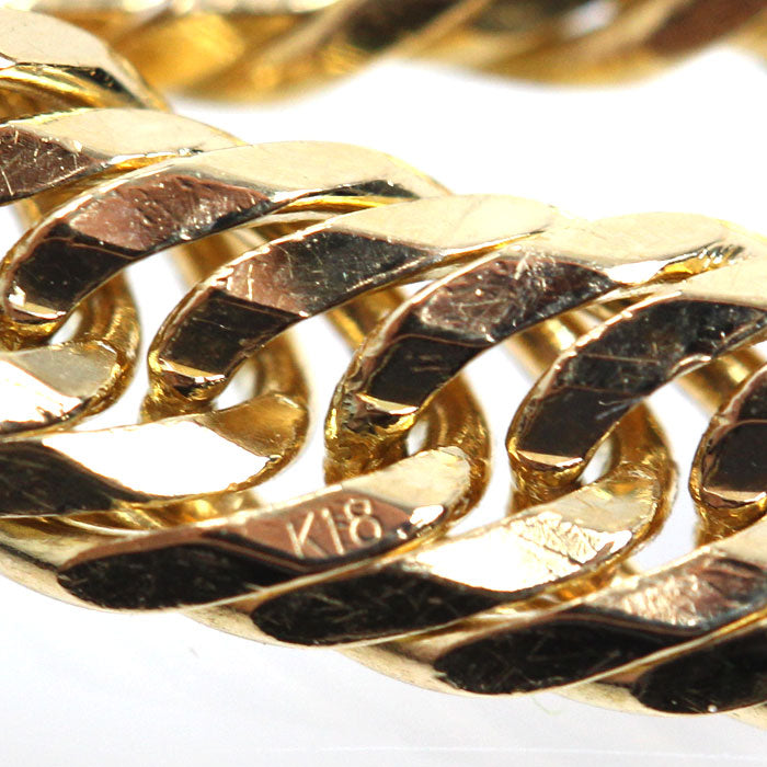 K18YG イエローゴールド 12面トリプル リング・指輪 12号 2.7g レディース【中古】