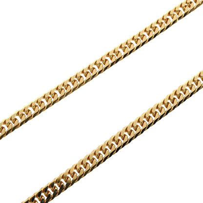 K18YG イエローゴールド ブレスレット 喜平6面Wカット 3.5g 17.5cm レディース【中古】