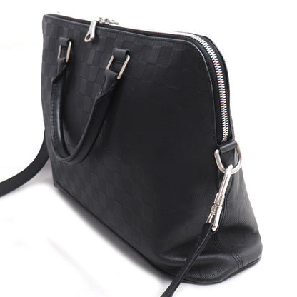 LOUIS VUITTON ルイ・ヴィトン アヴェニュー ブリーフケース ブリーフケース ダミエアンフィニ ブラック N41019 MB2168 メンズ【中古】