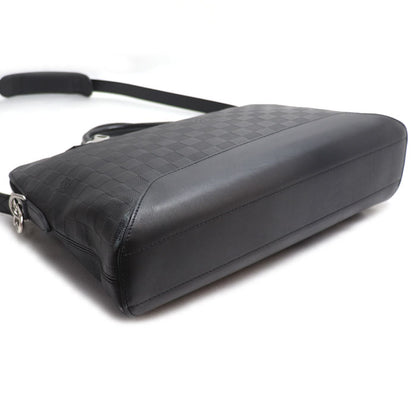 LOUIS VUITTON ルイ・ヴィトン アヴェニュー ブリーフケース ブリーフケース ダミエアンフィニ ブラック N41019 MB2168 メンズ【中古】