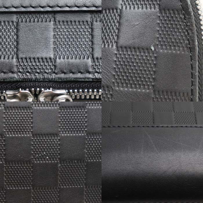 LOUIS VUITTON ルイ・ヴィトン アヴェニュー ブリーフケース ブリーフケース ダミエアンフィニ ブラック N41019 MB2168 メンズ【中古】