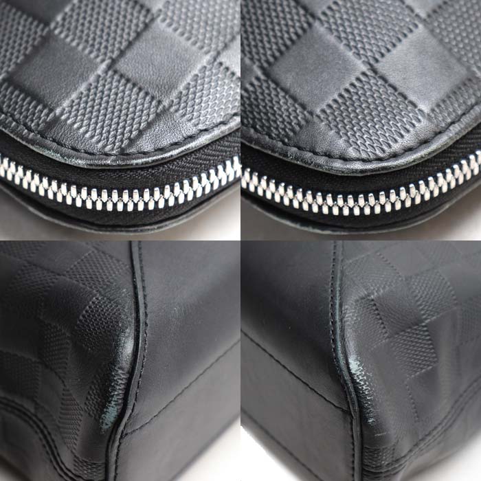 LOUIS VUITTON ルイ・ヴィトン アヴェニュー ブリーフケース ブリーフケース ダミエアンフィニ ブラック N41019 MB2168 メンズ【中古】