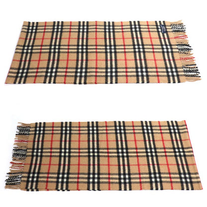 BURBERRY バーバリー ロンドン ノバチェック マフラー ベージュ レディース【中古】