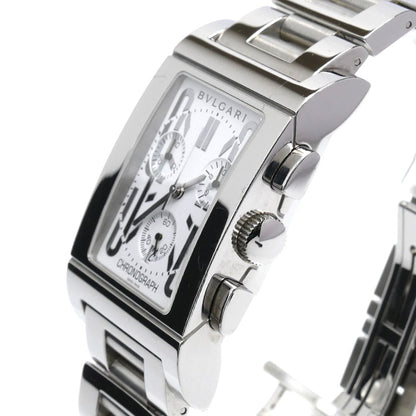 BVLGARI ブルガリ レッタンゴロ クロノグラフ 腕時計 電池式 RTC49S メンズ【中古】