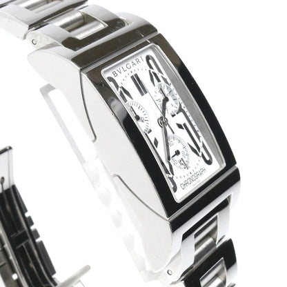 BVLGARI ブルガリ レッタンゴロ クロノグラフ 腕時計 電池式 RTC49S メンズ【中古】