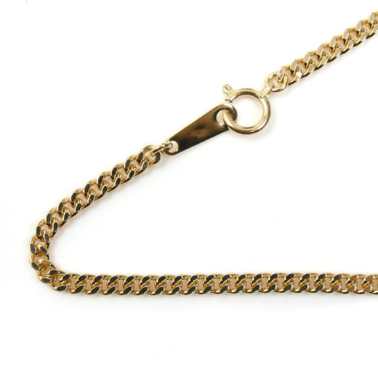 K18YG イエローゴールド ネックレス 喜平2面カット 11.5g 45cm レディース【中古】