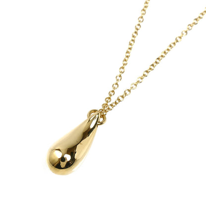 TIFFANY&Co. ティファニー K18YG イエローゴールド ティアドロップ ネックレス 4.7g 40cm レディース【中古】【美品】