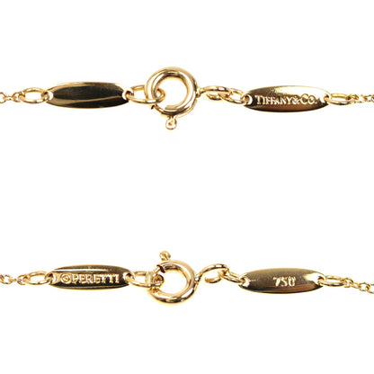 TIFFANY&Co. ティファニー K18YG イエローゴールド ティアドロップ ネックレス 4.7g 40cm レディース【中古】【美品】