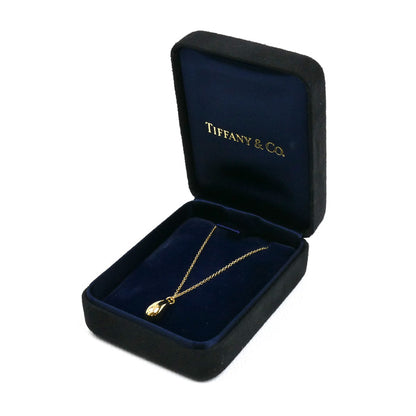 TIFFANY&Co. ティファニー K18YG イエローゴールド ティアドロップ ネックレス 4.7g 40cm レディース【中古】【美品】