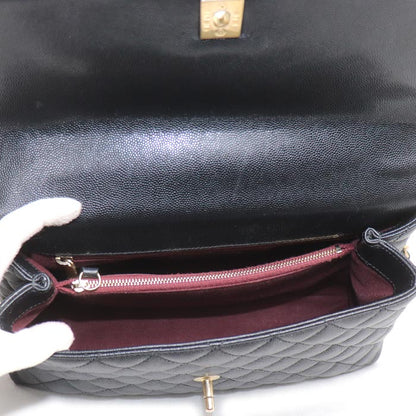 CHANEL シャネル ココハンドル 29 2Wayショルダーバッグ ブラック A92991 キャビアスキン レディース【中古】