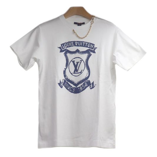 LOUIS VUITTON ルイ・ヴィトン シグネチャー ジッパーディテール Tシャツ 半袖Ｔシャツ ホワイト 1AIANZ M レディース【中古】【美品】