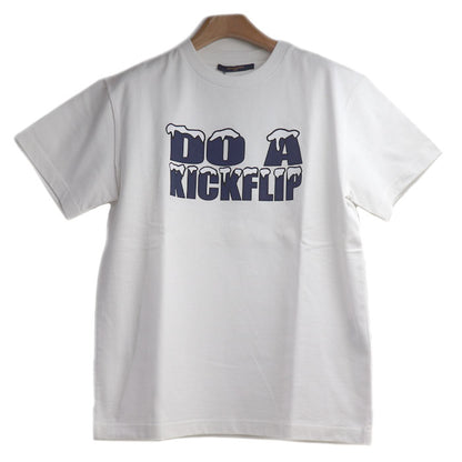 LOUIS VUITTON ルイ・ヴィトン DO A KICKFLIP 半袖Ｔシャツ ホワイト RM221 NPL HMY98W. S メンズ【未使用】【買取品】