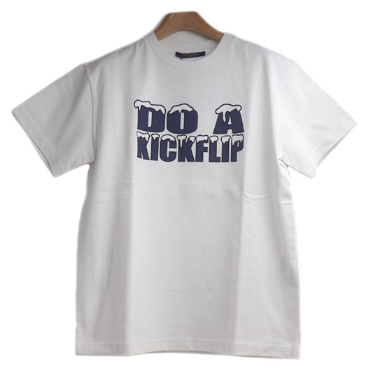 LOUIS VUITTON ルイ・ヴィトン DO A KICKFLIP 半袖Ｔシャツ ホワイト RM221 NPL HMY98W. S メンズ【未使用】【買取品】