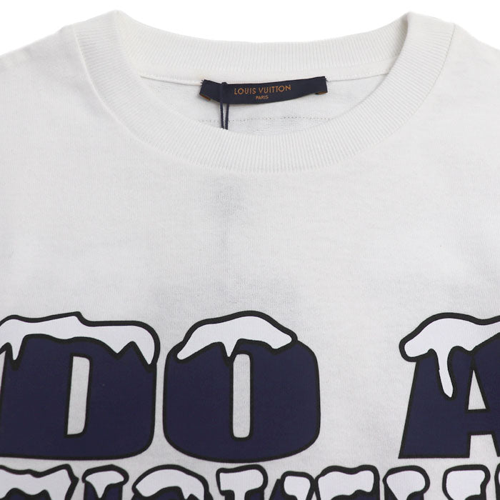 LOUIS VUITTON ルイ・ヴィトン DO A KICKFLIP 半袖Ｔシャツ ホワイト RM221 NPL HMY98W. S メンズ【未使用】【買取品】