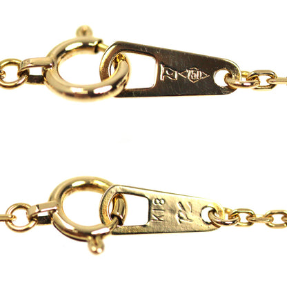 K18YG イエローゴールド パール付 ブレスレット パール約4.8mm 2.8g 18cm レディース【中古】