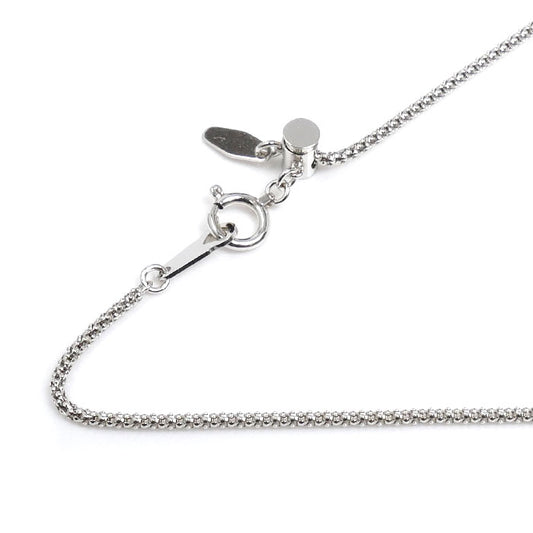 K18WG ホワイトゴールド ネックレス 3.2g ～45cm レディース【中古】