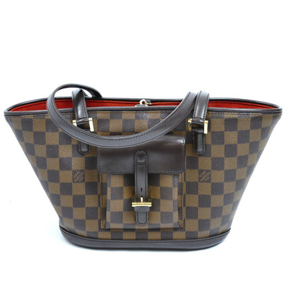 LOUIS VUITTON ルイ・ヴィトン マノスクPM トートバッグ ダミエ N51121 BA0068 レディース【中古】