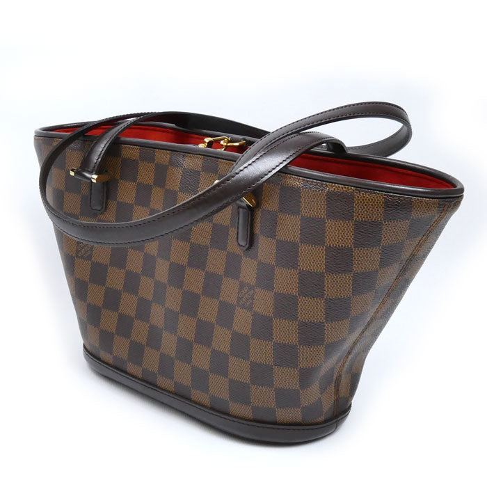 LOUIS VUITTON ルイ・ヴィトン マノスクPM トートバッグ ダミエ N51121 BA0068 レディース【中古】