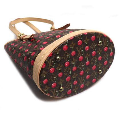 LOUIS VUITTON ルイ・ヴィトン バケットPM トートバッグ モノグラムチェリー M95012 FL0025/FL0015 レディース【中古】【美品】