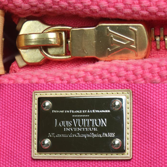 LOUIS VUITTON ルイ・ヴィトン カバMM トートバッグ アンティグア ピンク M40085 SP0016 レディース【中古】