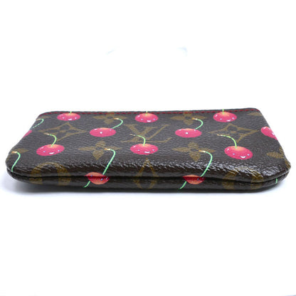 LOUIS VUITTON ルイ・ヴィトン ポシェットクレ コインケース モノグラムチェリー M95042 CA0025 レディース【中古】【美品】