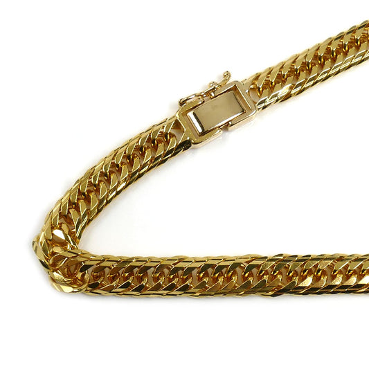 K18YG イエローゴールド ネックレス 喜平14面トリプルカット 50.5g 50cm メンズ【中古】