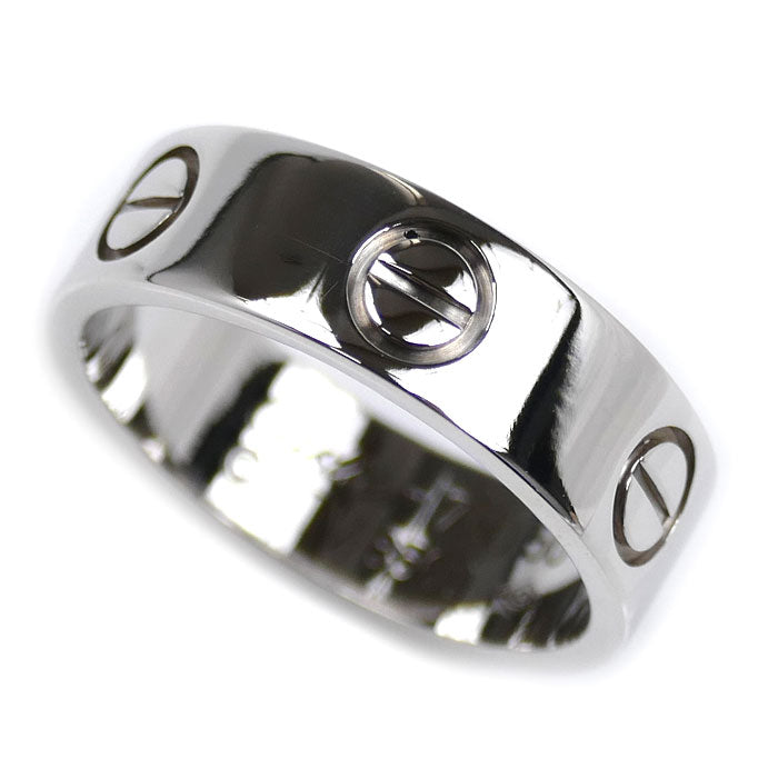 CARTIER カルティエ K18WG ホワイトゴールド ラブ クラシック リング・指輪 B4084750 10号 50 5.6g レディース【中古】【美品】