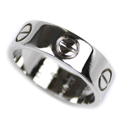 CARTIER カルティエ K18WG ホワイトゴールド ラブ クラシック リング・指輪 B4084750 10号 50 5.6g レディース【中古】【美品】