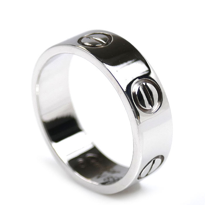 CARTIER カルティエ K18WG ホワイトゴールド ラブ クラシック リング・指輪 B4084750 10号 50 5.6g レディース【中古】【美品】