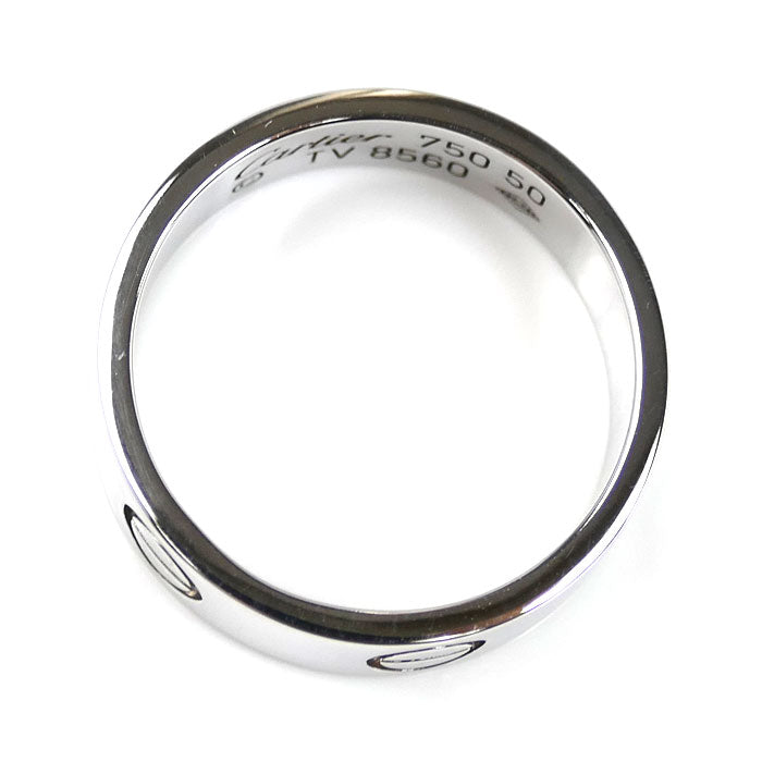 CARTIER カルティエ K18WG ホワイトゴールド ラブ クラシック リング・指輪 B4084750 10号 50 5.6g レディース【中古】【美品】