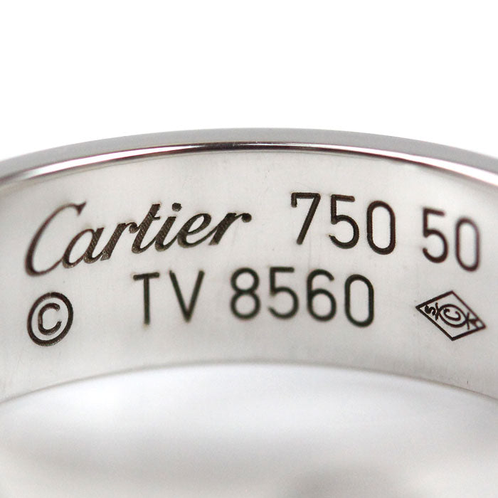 CARTIER カルティエ K18WG ホワイトゴールド ラブ クラシック リング・指輪 B4084750 10号 50 5.6g レディース【中古】【美品】