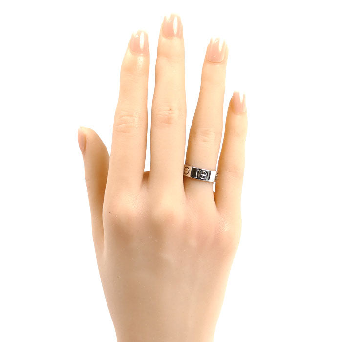 CARTIER カルティエ K18WG ホワイトゴールド ラブ クラシック リング・指輪 B4084750 10号 50 5.6g レディース【中古】【美品】