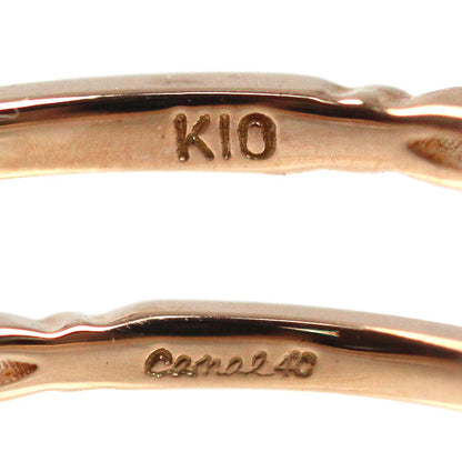 canal4℃ カナルヨンドシー K10PG ピンクゴールド リング・指輪 152326143102 ダイヤモンド 5号 0.6g レディース【中古】