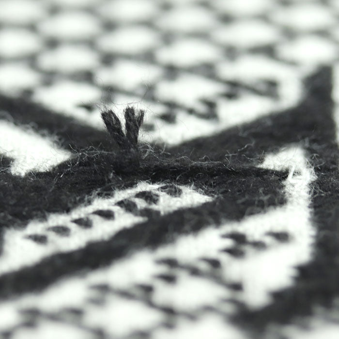 LOUIS VUITTON ルイ・ヴィトン エシャルプLV トゥジュール マフラー ブラック ホワイト M77406 PI1221 ユニセックス【中古】