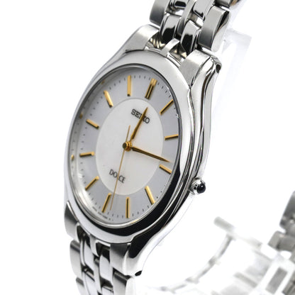 SEIKO セイコー DOLCE 腕時計 電池式 シルバー SACL009/8J41-6030 メンズ【中古】【美品】