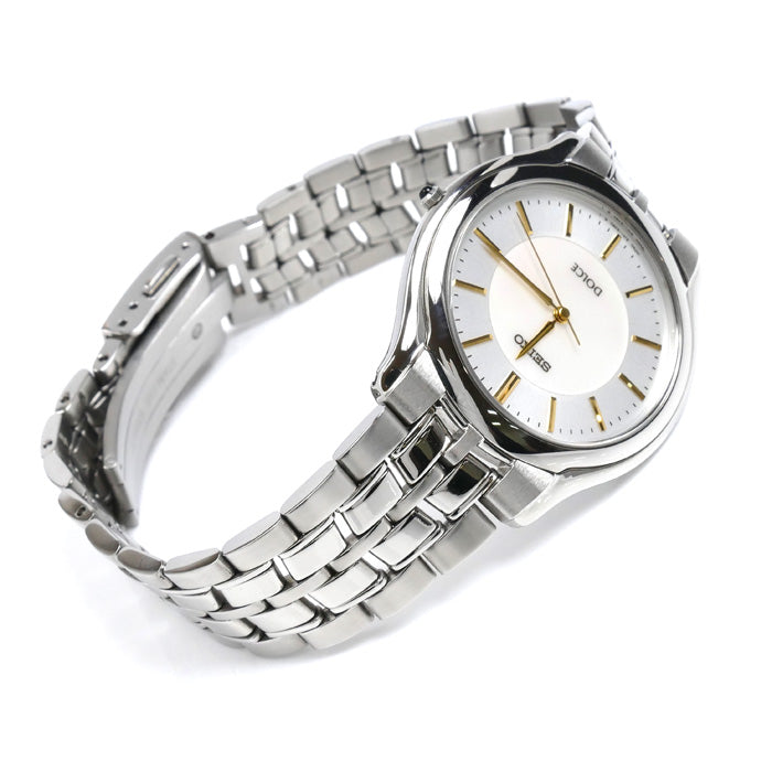 SEIKO セイコー DOLCE 腕時計 電池式 シルバー SACL009/8J41-6030 メンズ【中古】【美品】