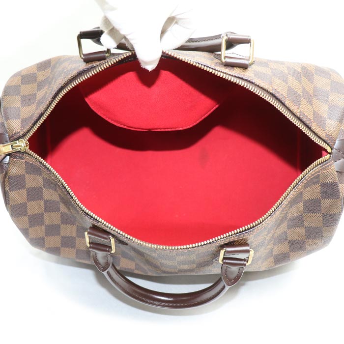 LOUIS VUITTON ルイ・ヴィトン スピーディー35 ボストンバッグ ダミエ ブラウン N41523 SP3028 ユニセックス【中古】
