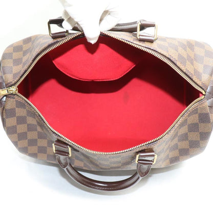 LOUIS VUITTON ルイ・ヴィトン スピーディー35 ボストンバッグ ダミエ ブラウン N41523 SP3028 ユニセックス【中古】