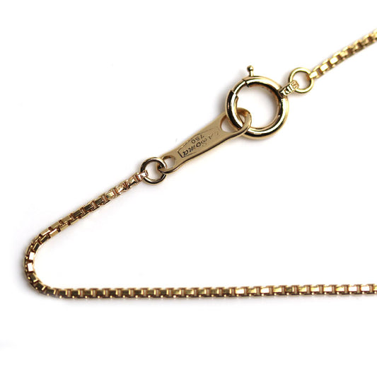 K18YG イエローゴールド ネックレス ベネチアン 3.0g 40cm レディース【中古】