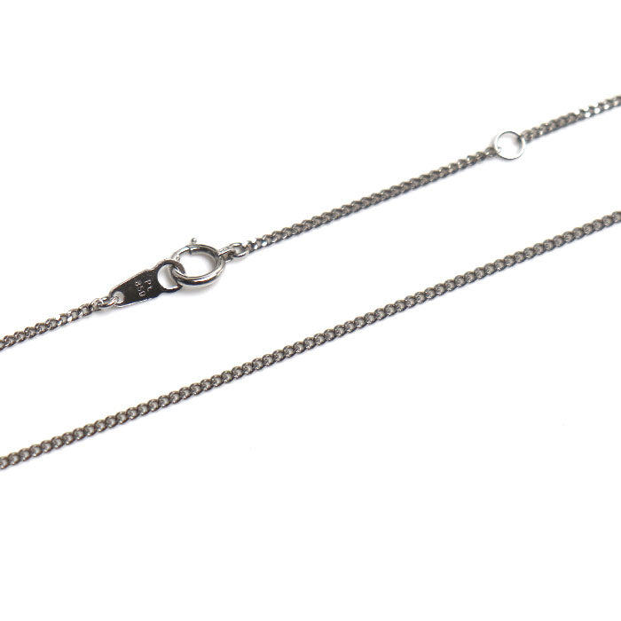 Pt850プラチナ ネックレス 喜平2面カット 3.6g 40cm レディース【中古】